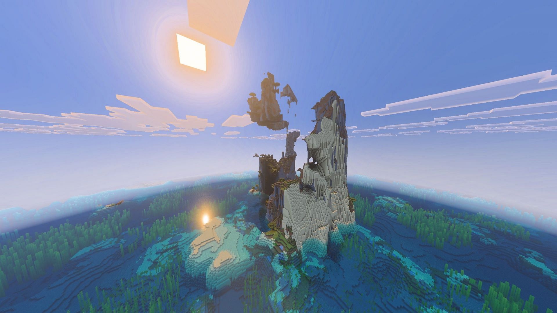 Vibrant Visuals is a massive visual upgrade for Bedrock Edition (Image via Sportskeeda Gaming || Mojang Studios)